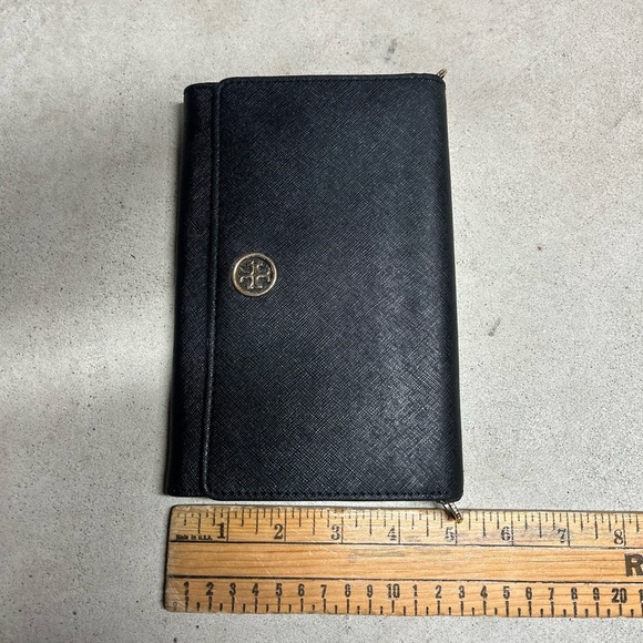 Tory Burch Purse Bag Crossbody Black Robinson Leather Wallet Vintage NO CHAIN** - Picture 11 of 11